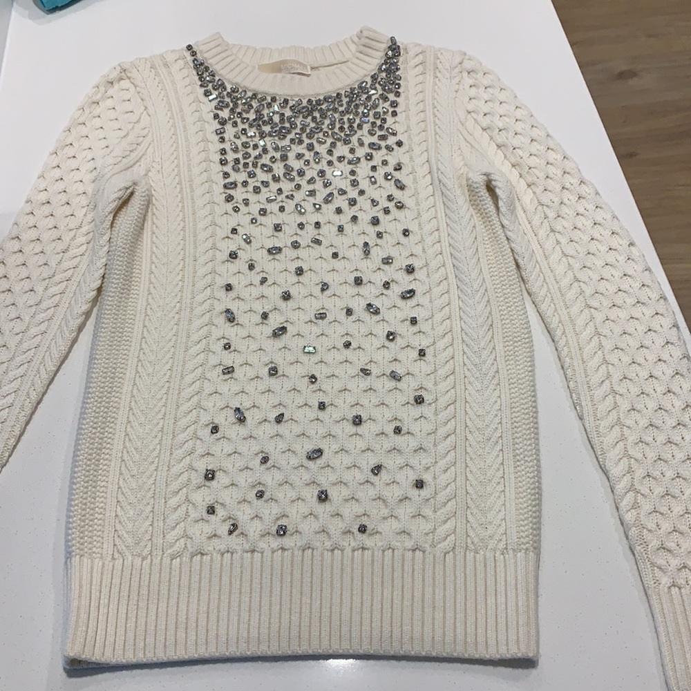 MICHAEL KORS | Embellished Knitted sweater NEW